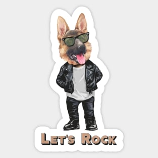 German Shepherd Dog Sticker